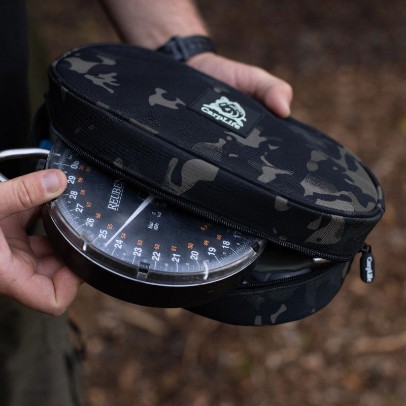 CarpLife Eclipse Camo Dial Scales & Carp Care Pouch